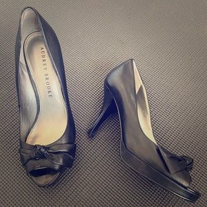 Audrey Brooke Peep-toe Heels